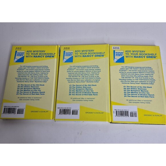 Nancy Drew Mystery Stories Flashlight Series Lot Of 3 Series 15, 18, And 21 - Picture 8 of 9